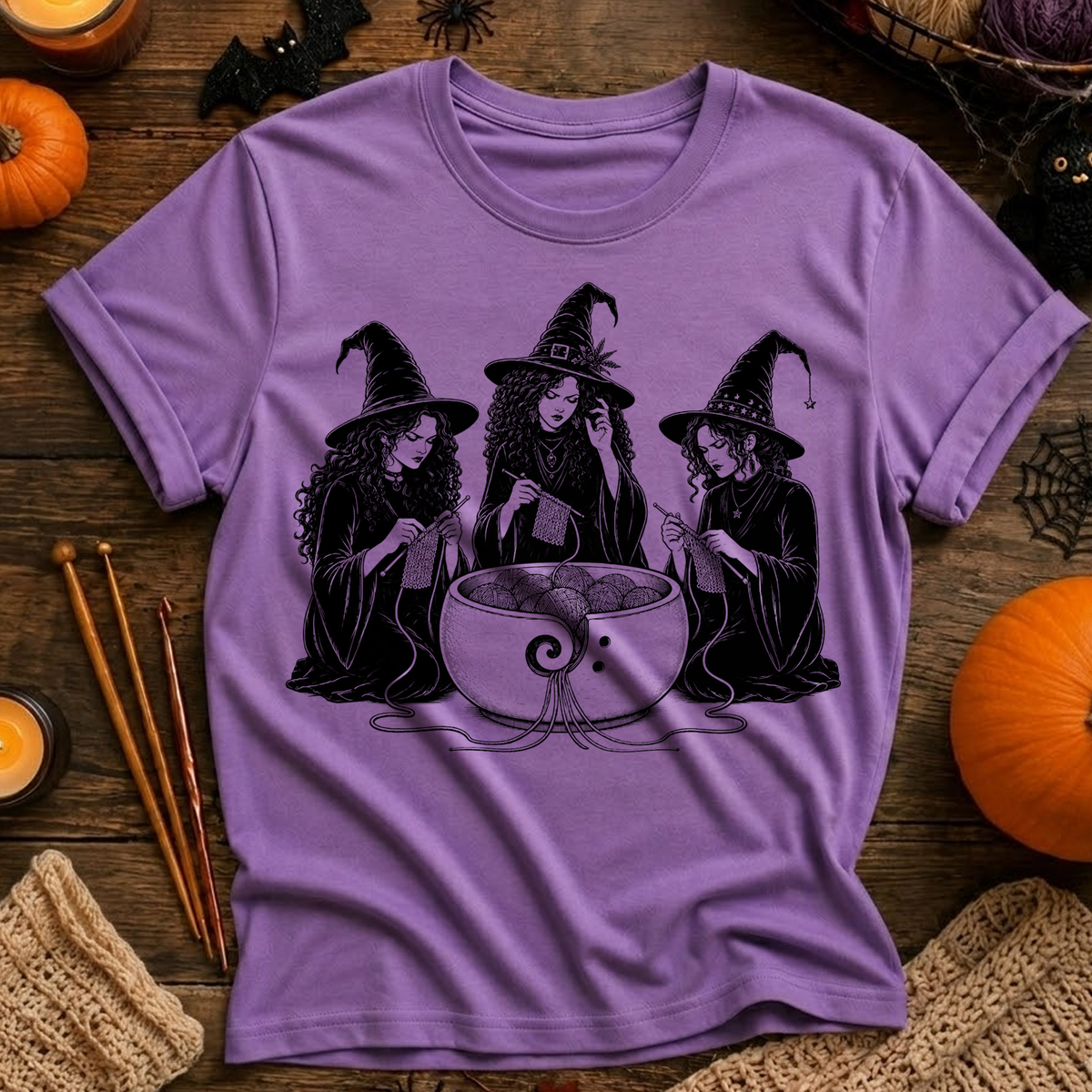 Witch Knitting T-Shirt