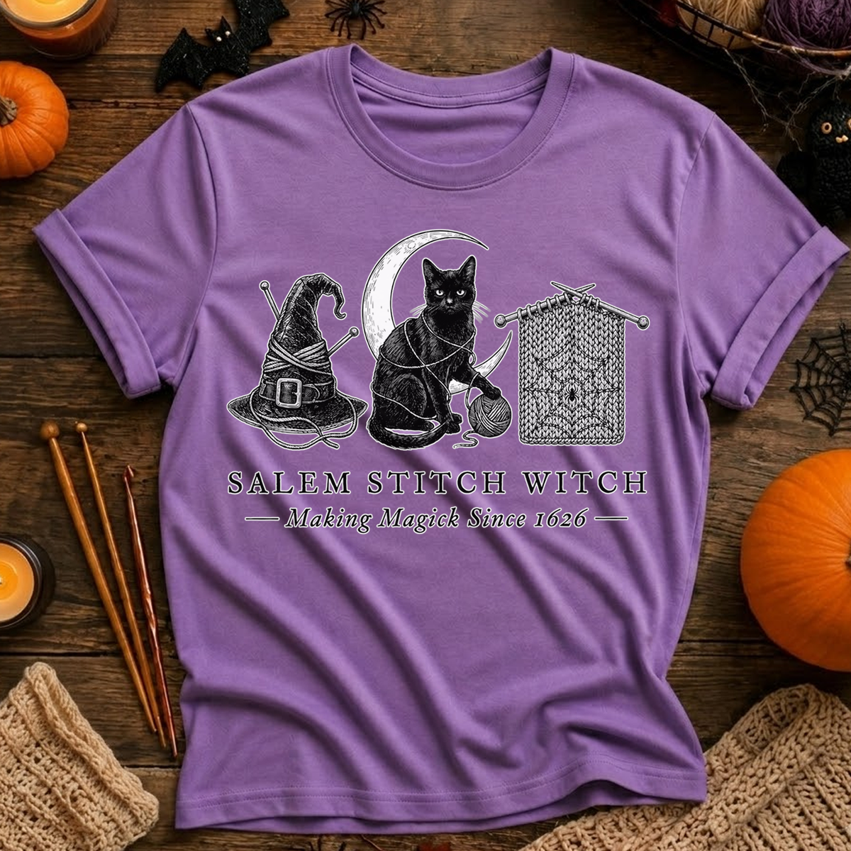 Salem Stitch Witch: Making Magick Since 1626 T-Shirt