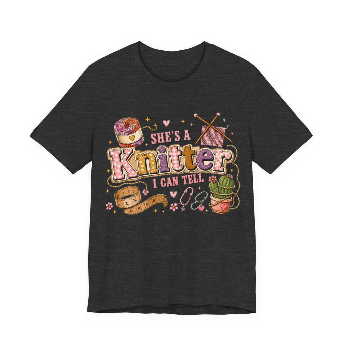 She's A Knitter I Can Tell T‑Shirt