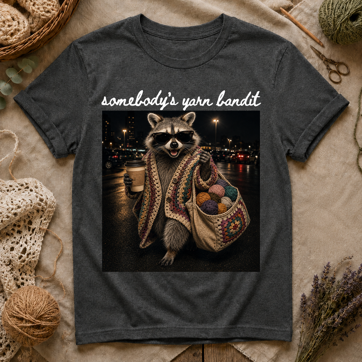 Somebody's Yarn Bandit T-Shirt