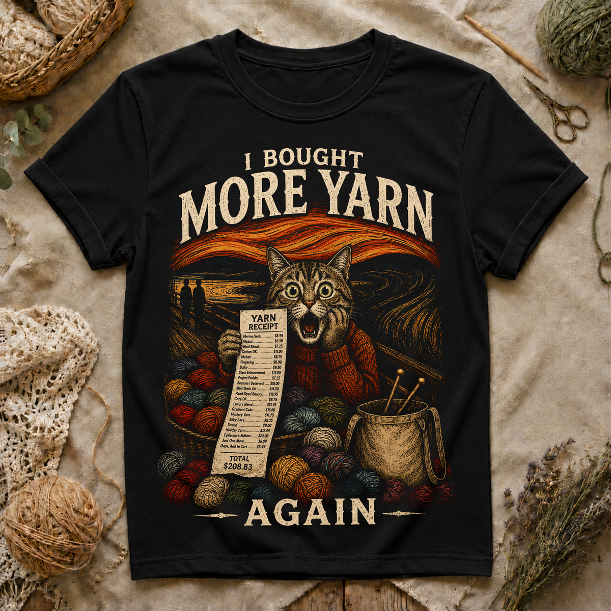 I Bought More Yarn Again T-Shirt