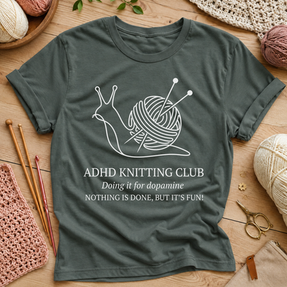 ADHD Knitting Club T-Shirt