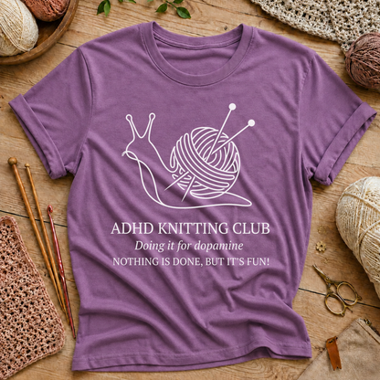 ADHD Knitting Club T-Shirt