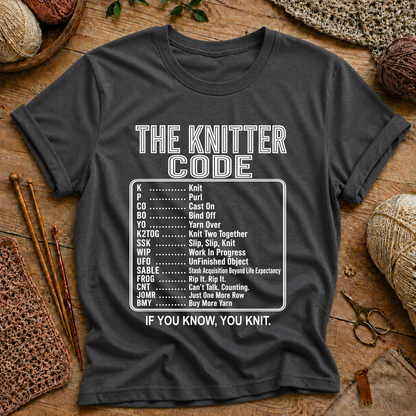 The Knitter Code T‑Shirt