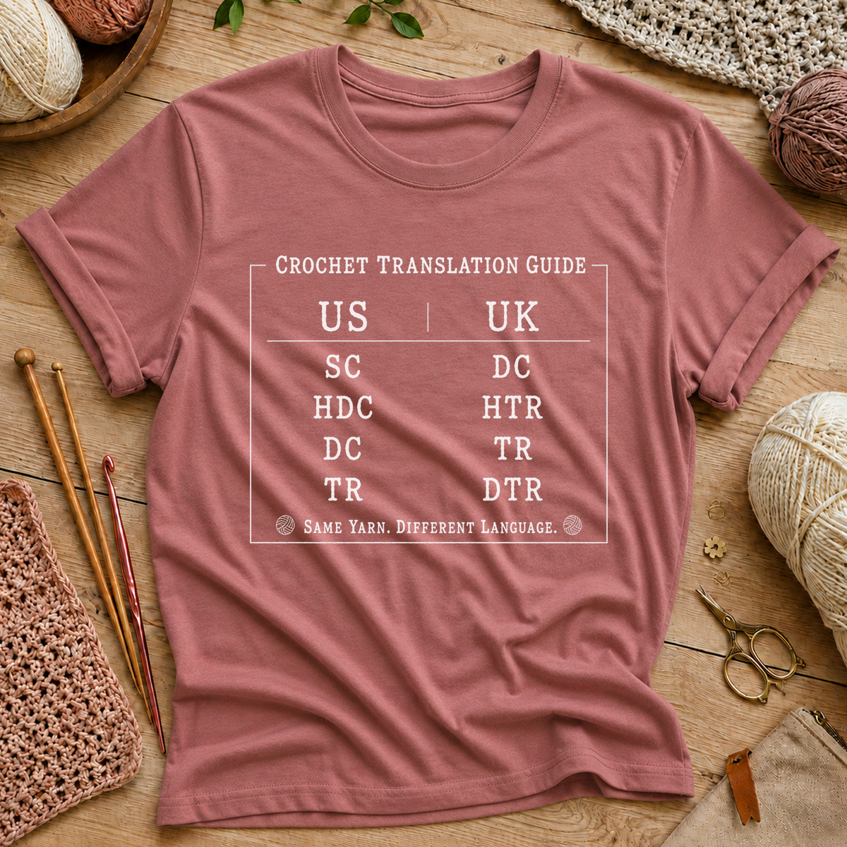 Crochet Translation Guide T‑Shirt