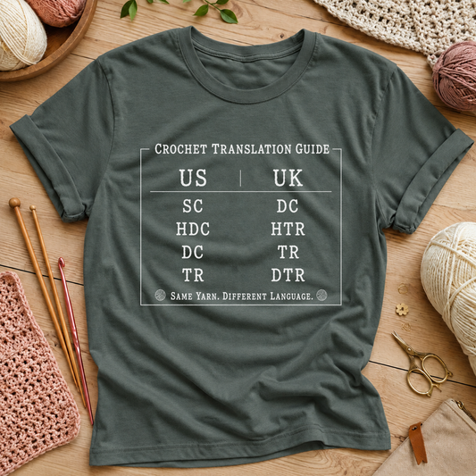 Crochet Translation Guide T‑Shirt