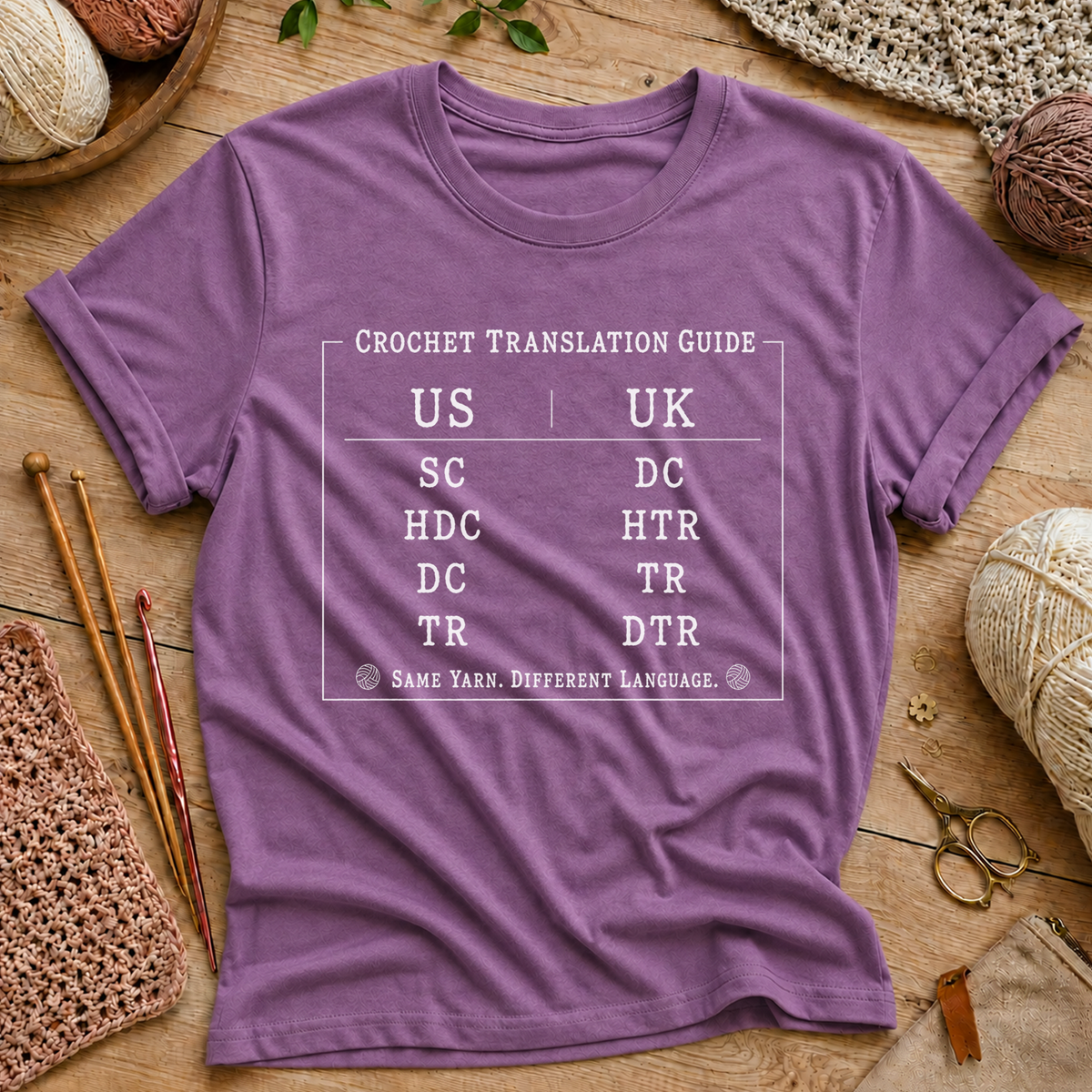 Crochet Translation Guide T‑Shirt