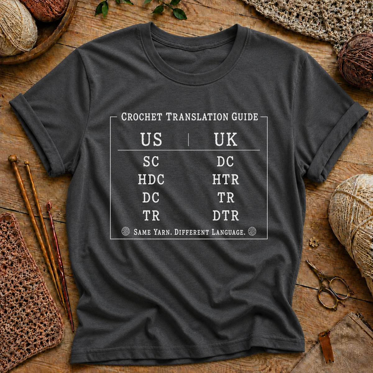 Crochet Translation Guide T‑Shirt