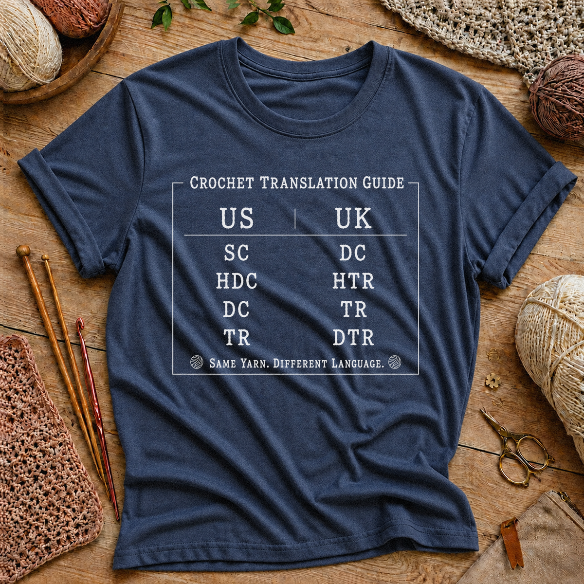 Crochet Translation Guide T‑Shirt