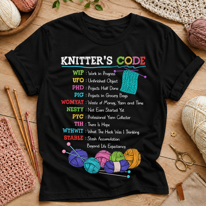 Knitter's Code T-Shirt