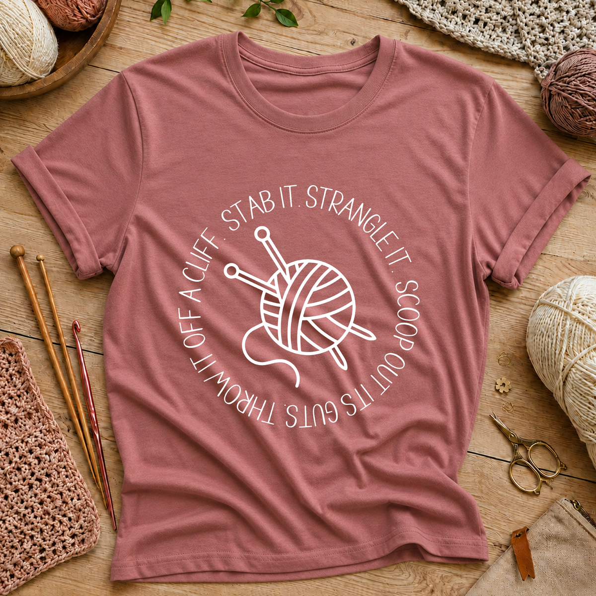 Knitting Humor T-Shirt