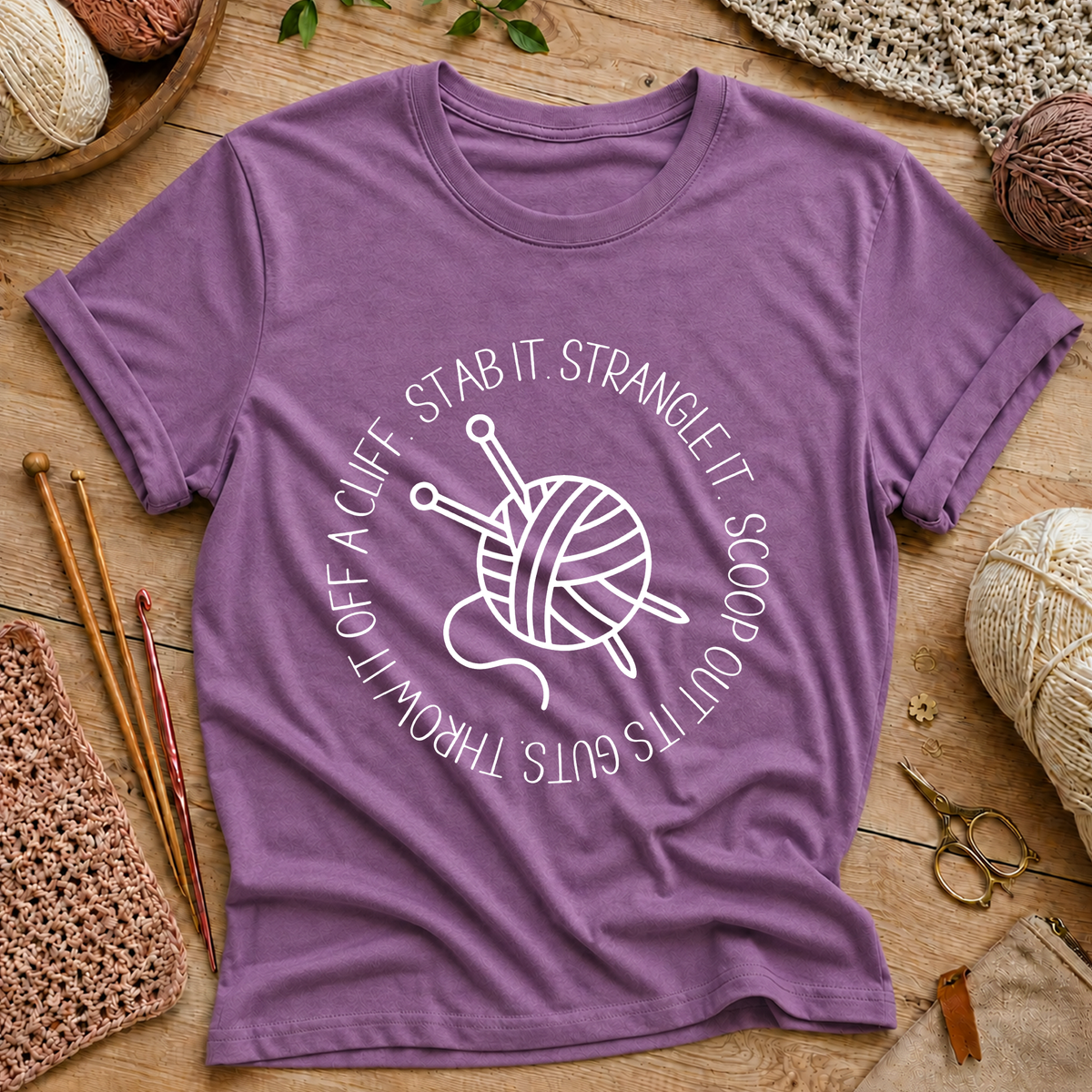 Knitting Humor T-Shirt