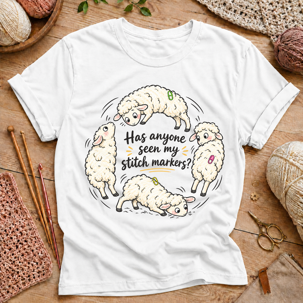 Has anyone seen my stitch markers? T-Shirt