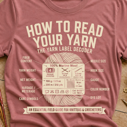 How to Read Your Yarn T‑Shirt