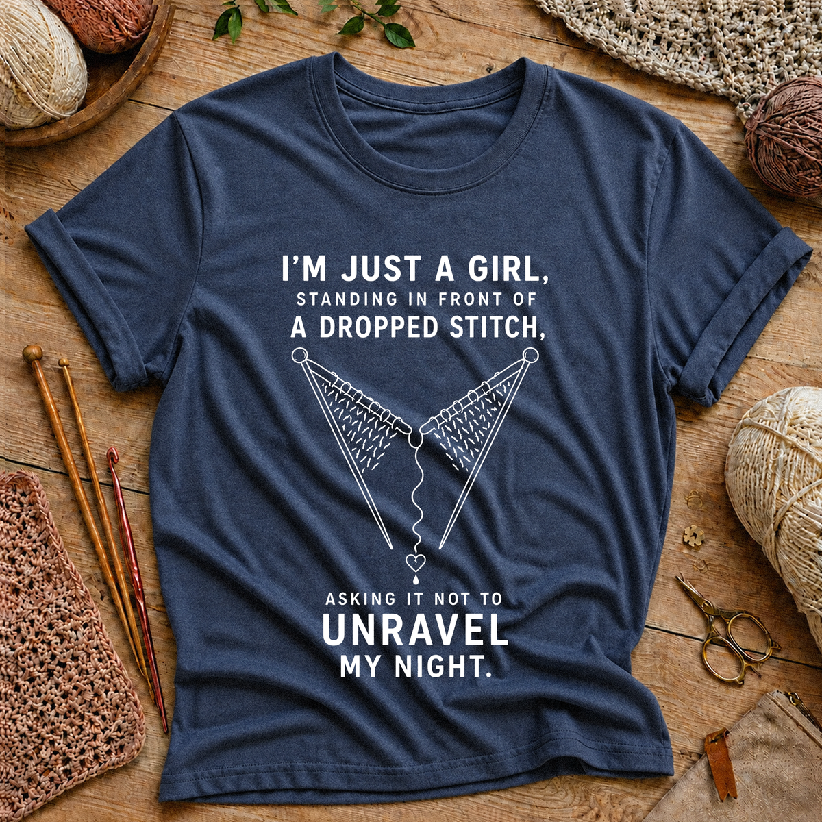 Knitting Humor T‑Shirt