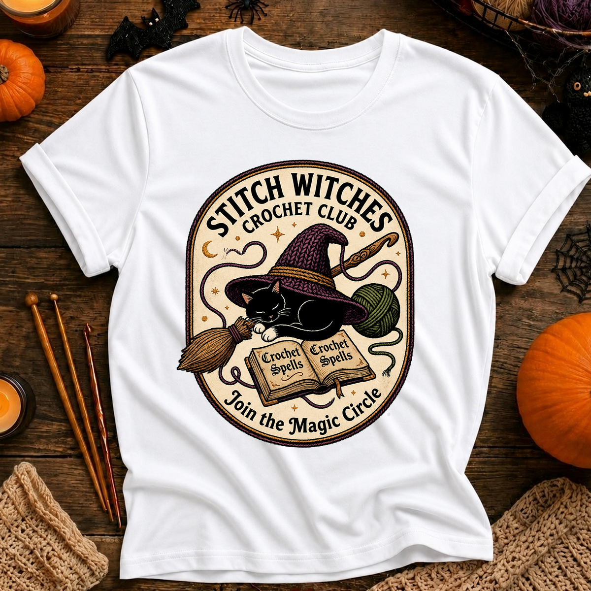 STITCH WITCHES CROCHET CLUB T-Shirt