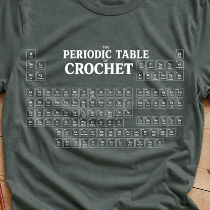 Periodic Table Crochet T‑Shirt