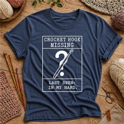 Crochet Hook Missing T-Shirt
