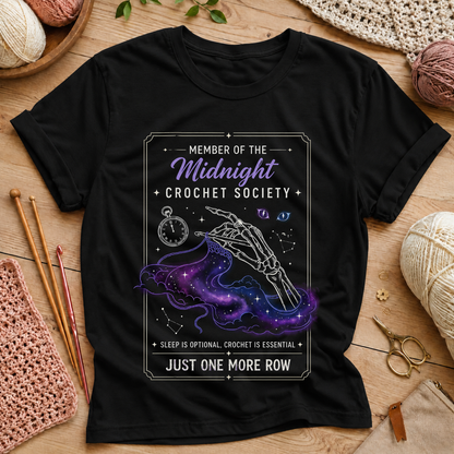 Midnight Crochet Society T-Shirt