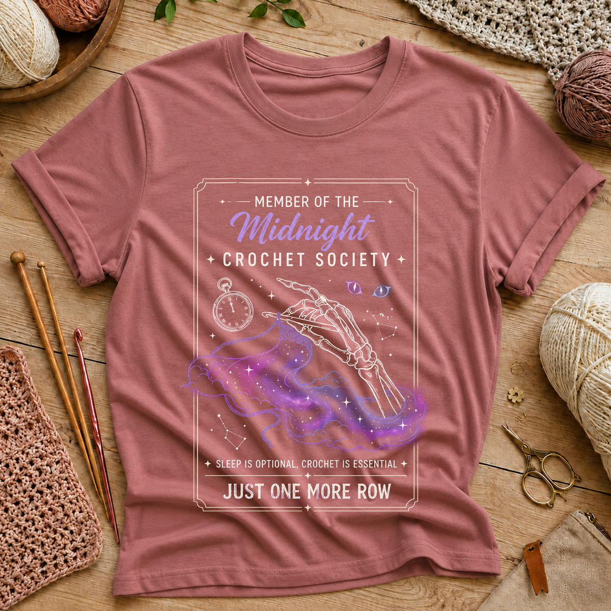 Midnight Crochet Society T-Shirt