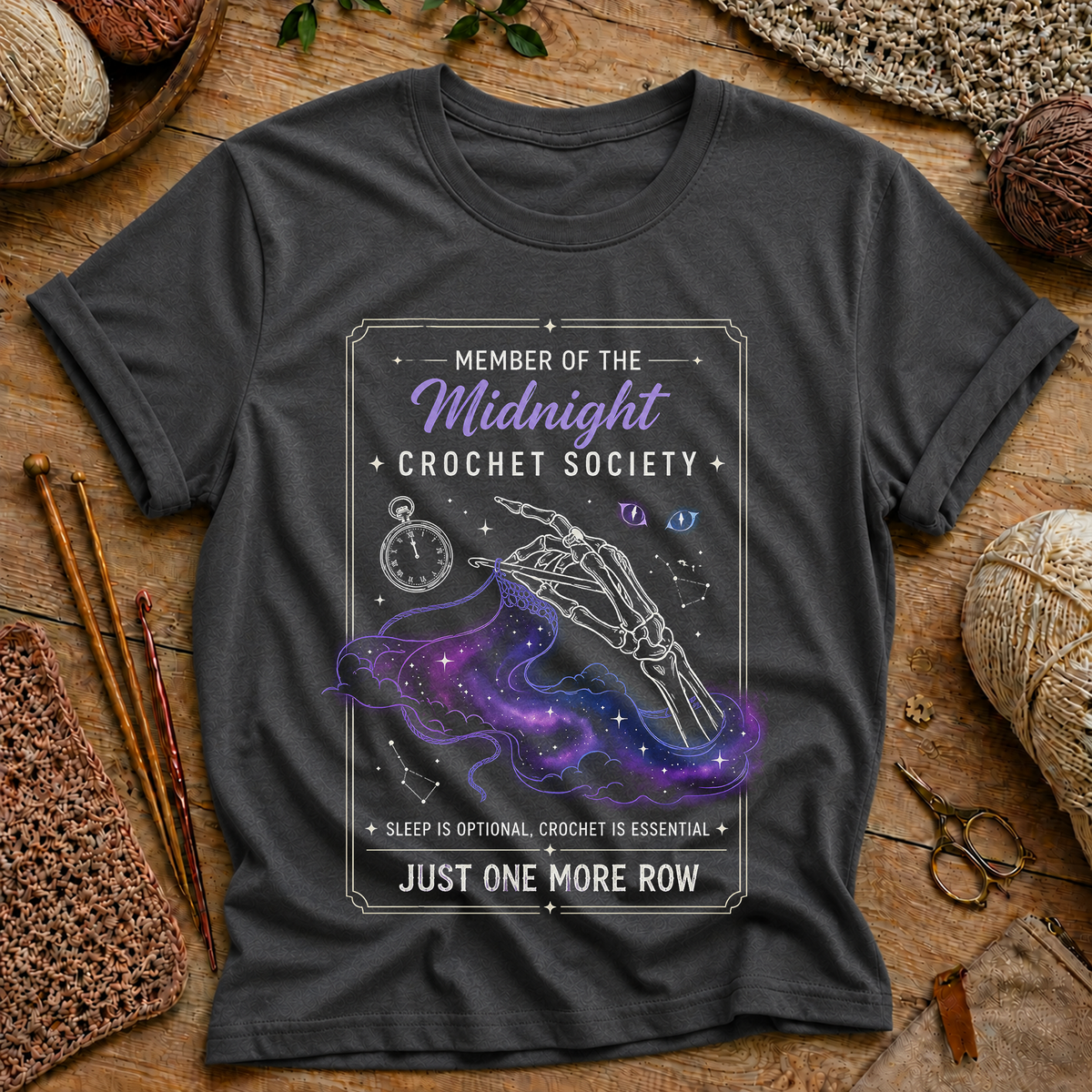 Midnight Crochet Society T-Shirt