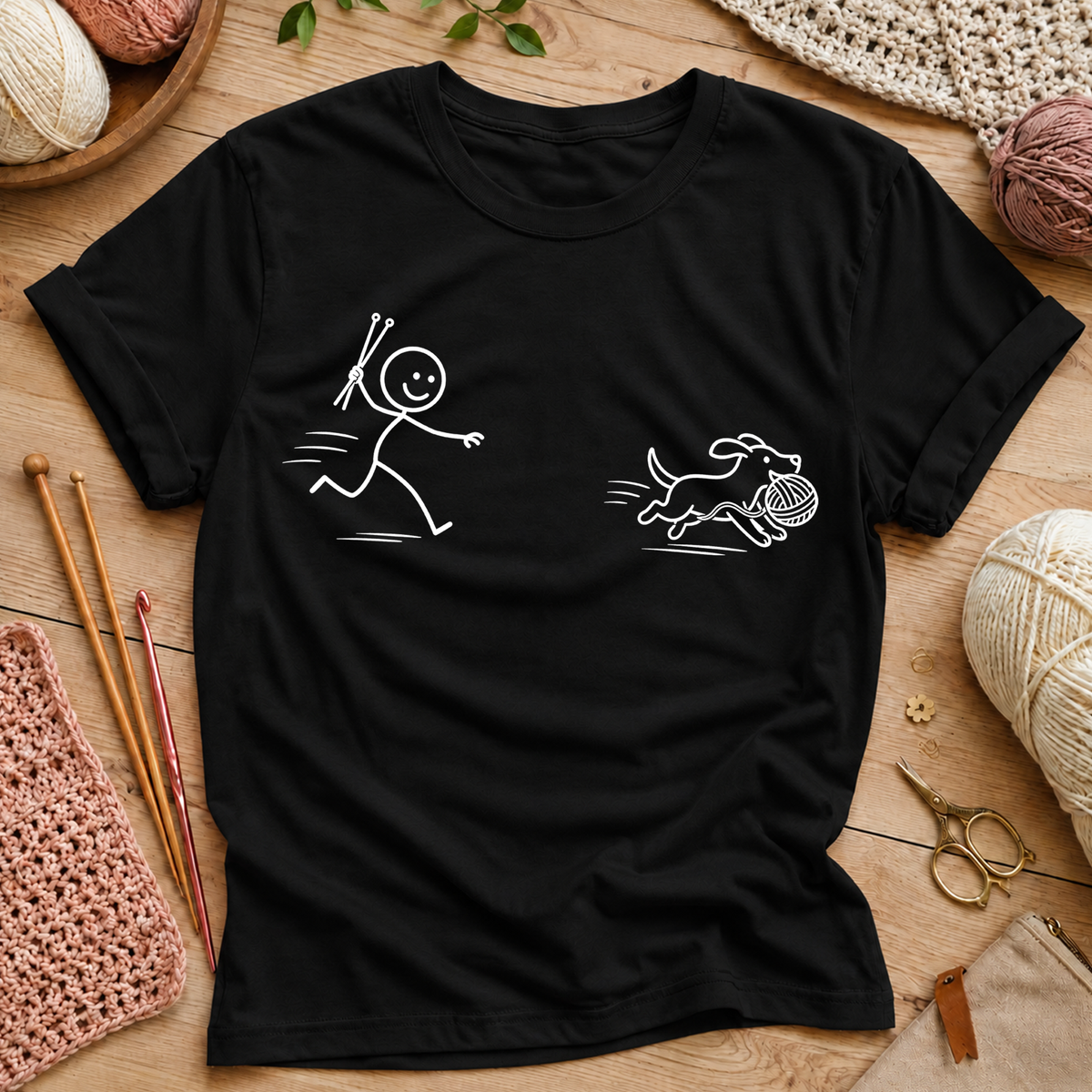 Knitting Lover T‑Shirt