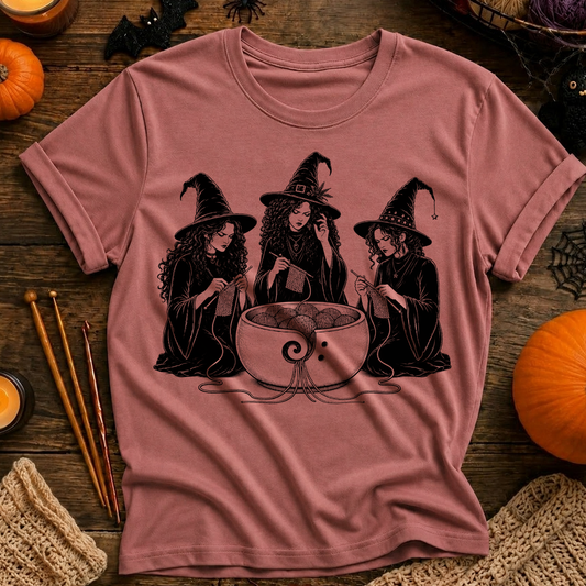Witch Knitting T-Shirt