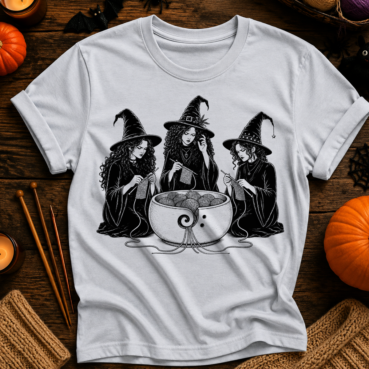 Witch Knitting T-Shirt