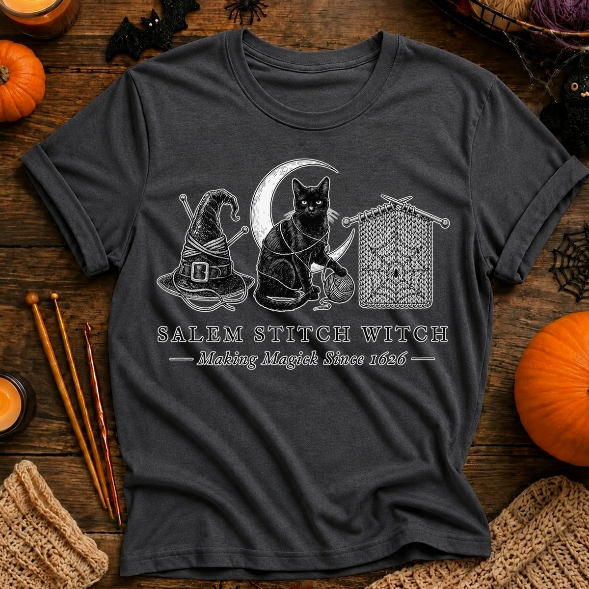 Salem Stitch Witch: Making Magick Since 1626 T-Shirt