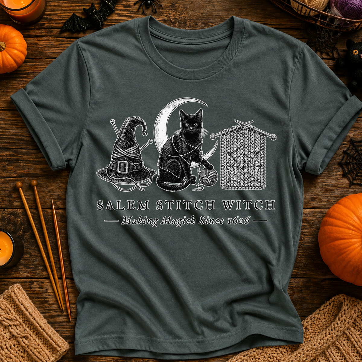Salem Stitch Witch: Making Magick Since 1626 T-Shirt