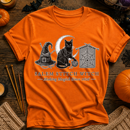Salem Stitch Witch: Making Magick Since 1626 T-Shirt