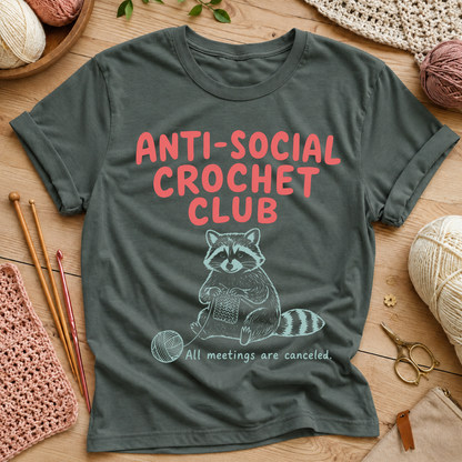 Anti-Social Crochet Club T-Shirt