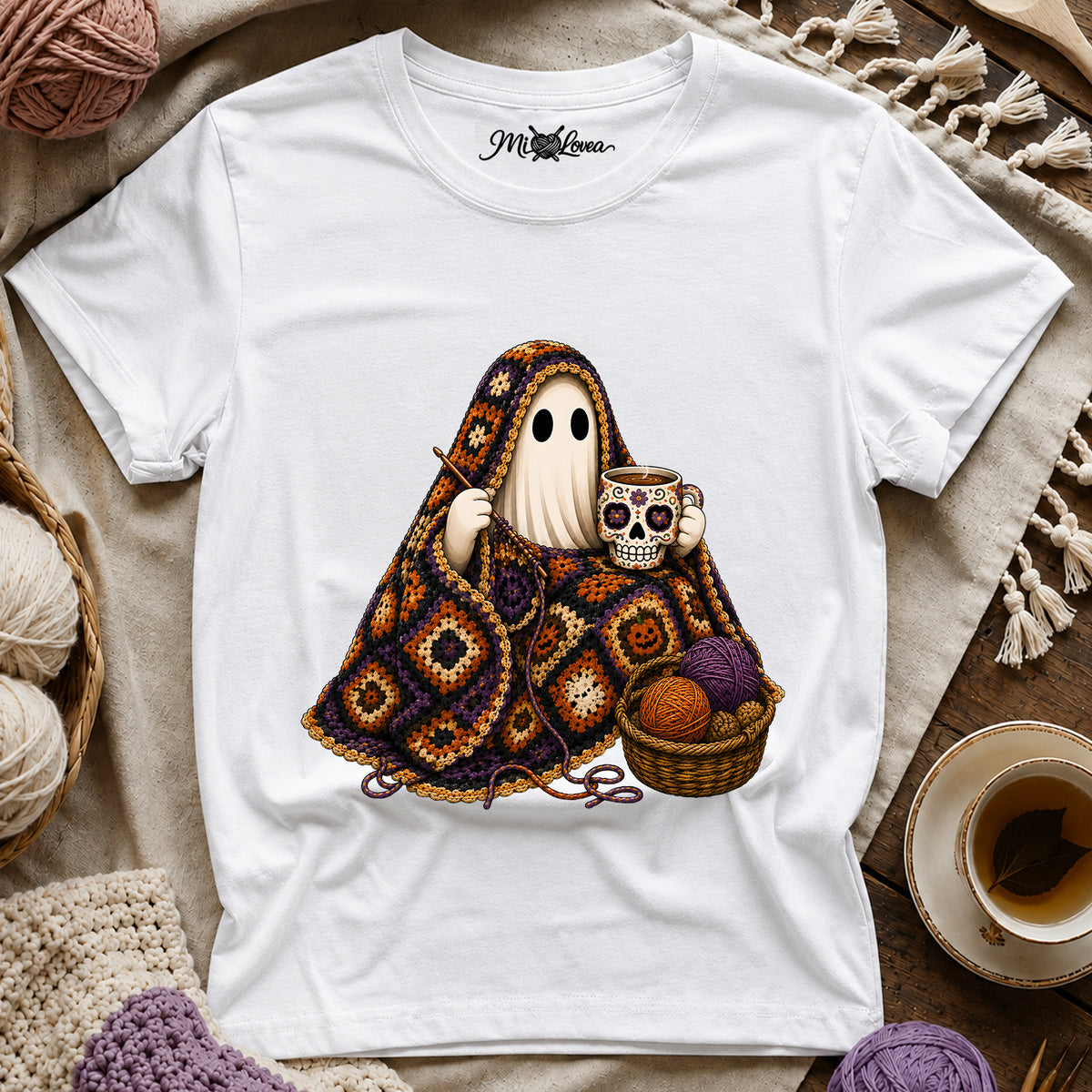 Cozy Halloween Knit Spooky T-Shirt
