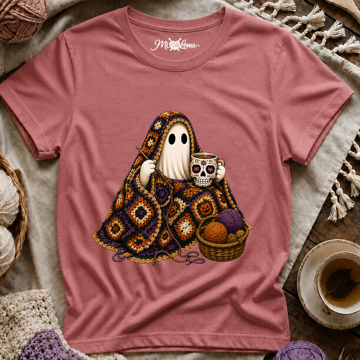 Cozy Halloween Knit Spooky T-Shirt