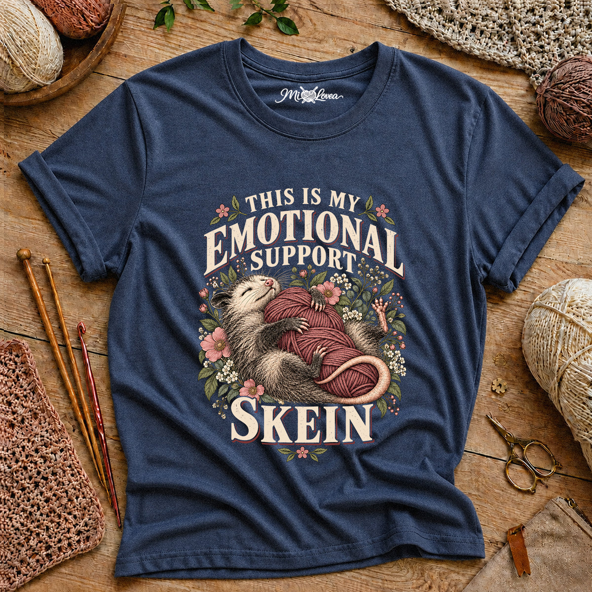 This Is My Emotional Support Skein T-Shirt