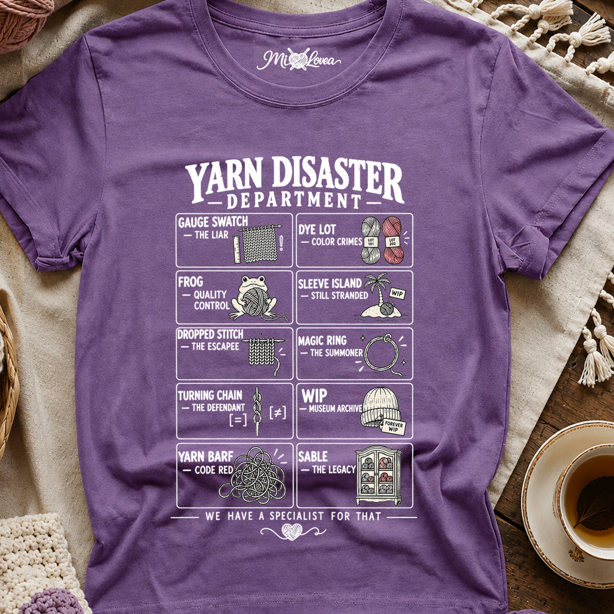 Yarn Disaster Department T-Shirt