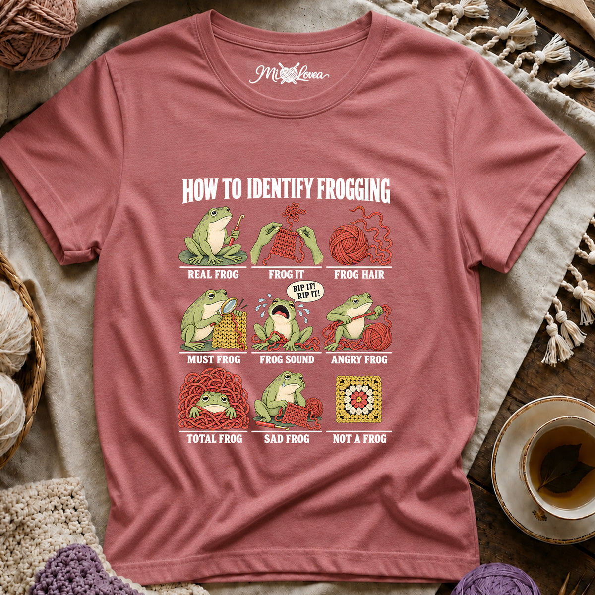 How to Identify Frogging T-Shirt