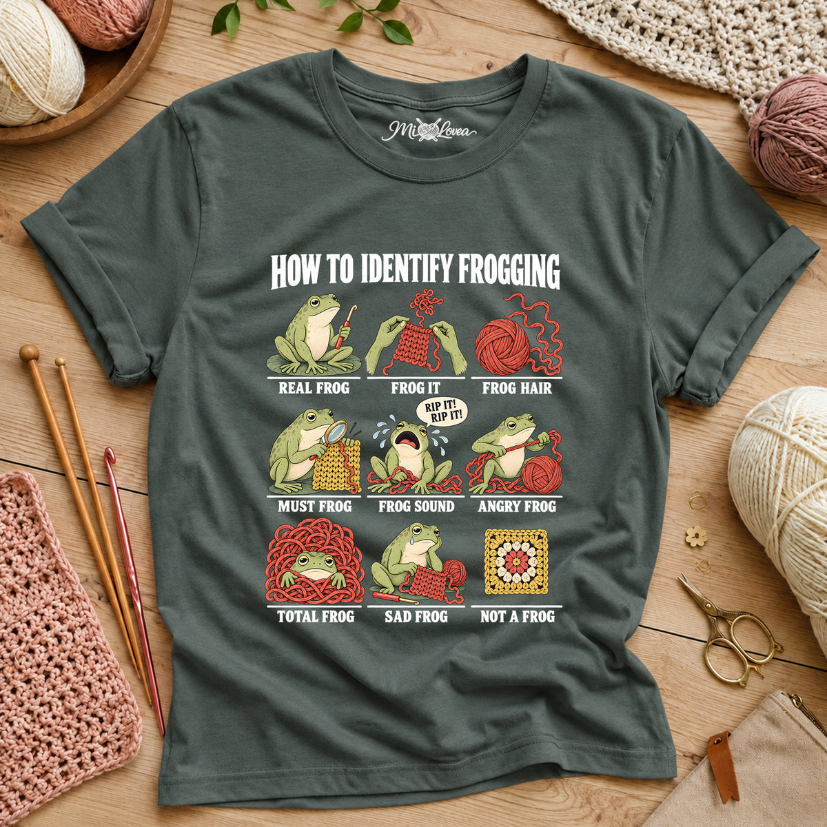 How to Identify Frogging T-Shirt