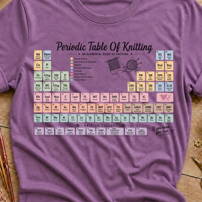 Periodic Table of Knitting T-Shirt