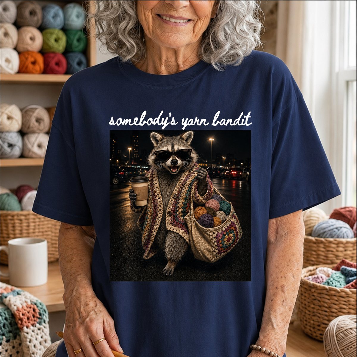 Somebody's Yarn Bandit T-Shirt