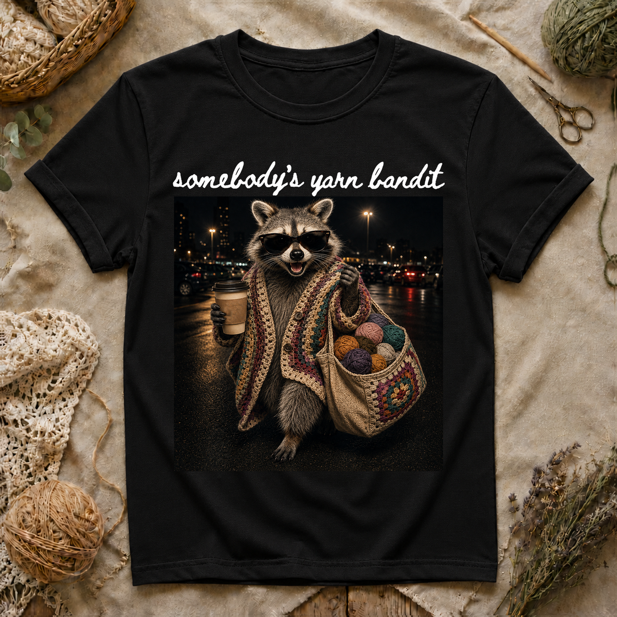 Somebody's Yarn Bandit T-Shirt